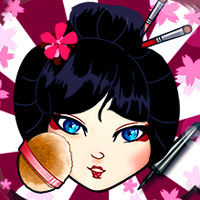 ͷŮ˴װ Geisha make up and dress up