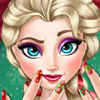 ɯʥ Elsa Christmas Manicure