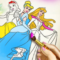 Ⱦɫ Princess Coloring Book